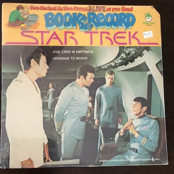 Star Trek Original Stories for Children Book & Record Set - Picture 1 of 8